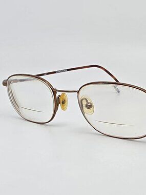 Marchon Antique Bronze Tortoise Ultra-Light Eyeglasses Frame 48-19-140
